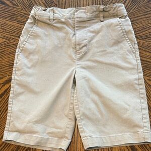 Universal Kids Beige Flat Front Shorts